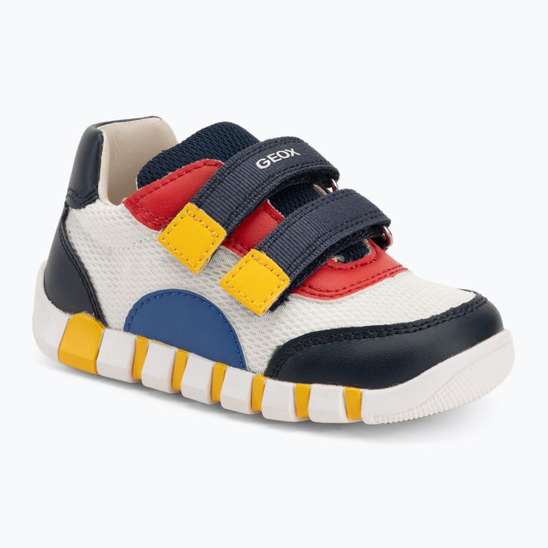 Children's shoes Geox Iupidoo white/navy