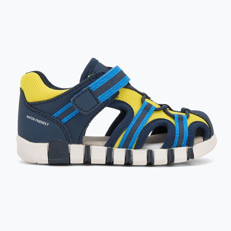 Children's sandals Geox Iupidoo navy/fluo yellow 2