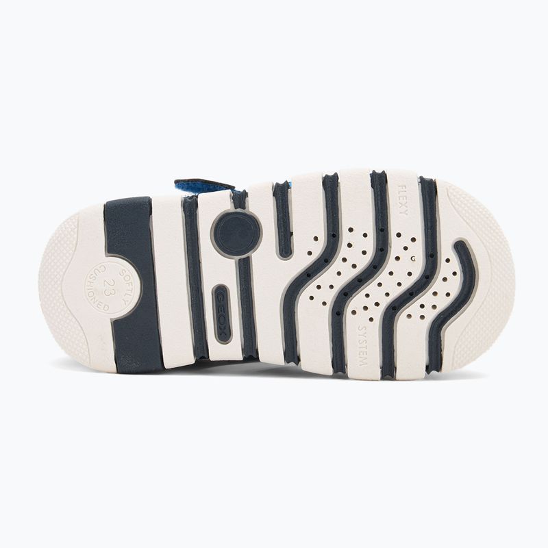 Children's sandals Geox Iupidoo navy/fluo yellow 4