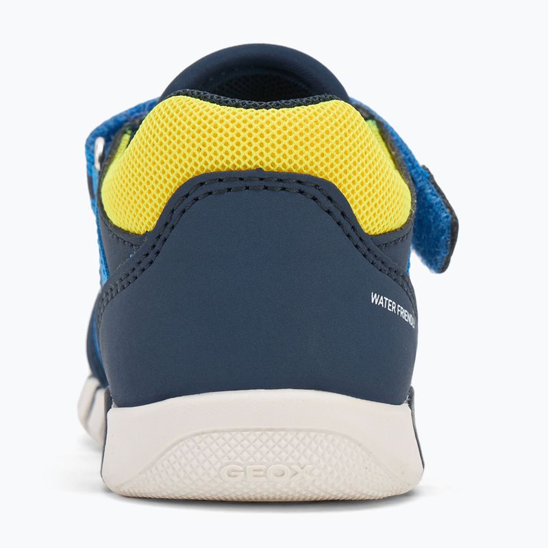 Children's sandals Geox Iupidoo navy/fluo yellow 6