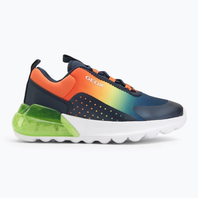 Geox Activart Illuminus navy/lime junior shoes 2