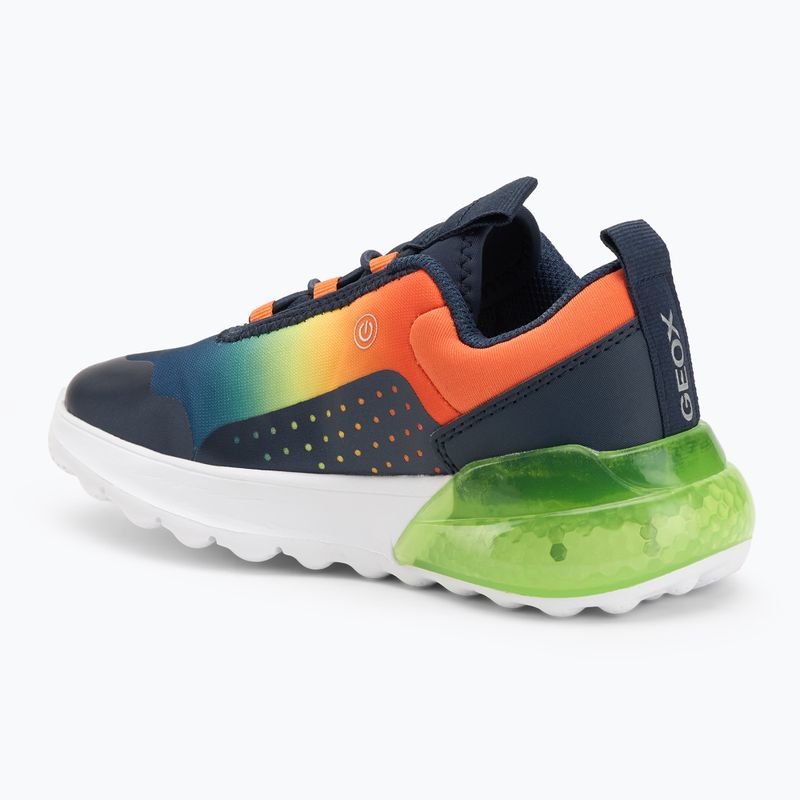Geox Activart Illuminus navy/lime junior shoes 3