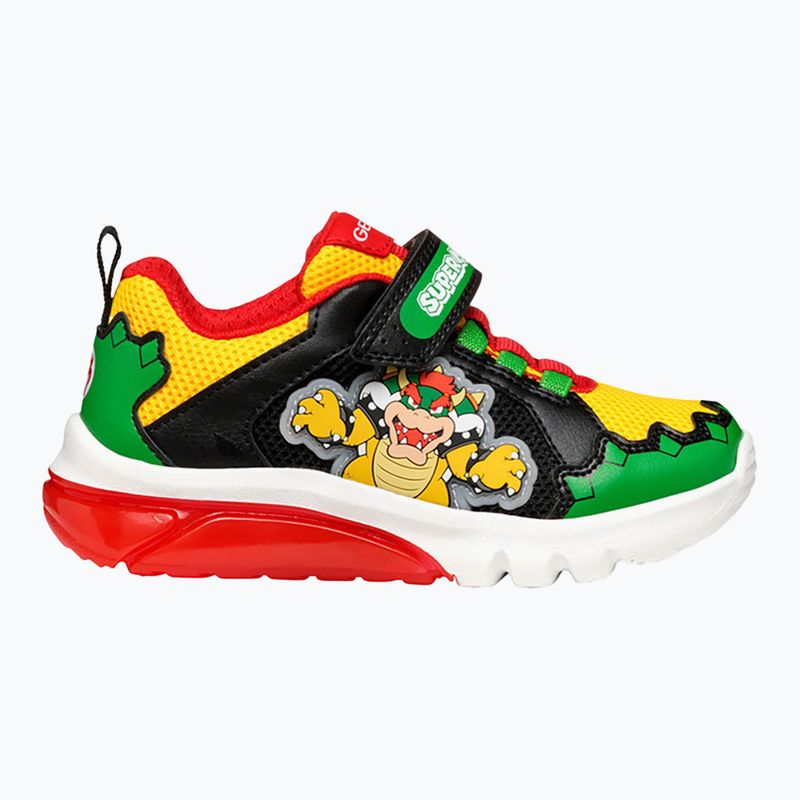 Geox Ciberdron green/dark red children's shoes 2