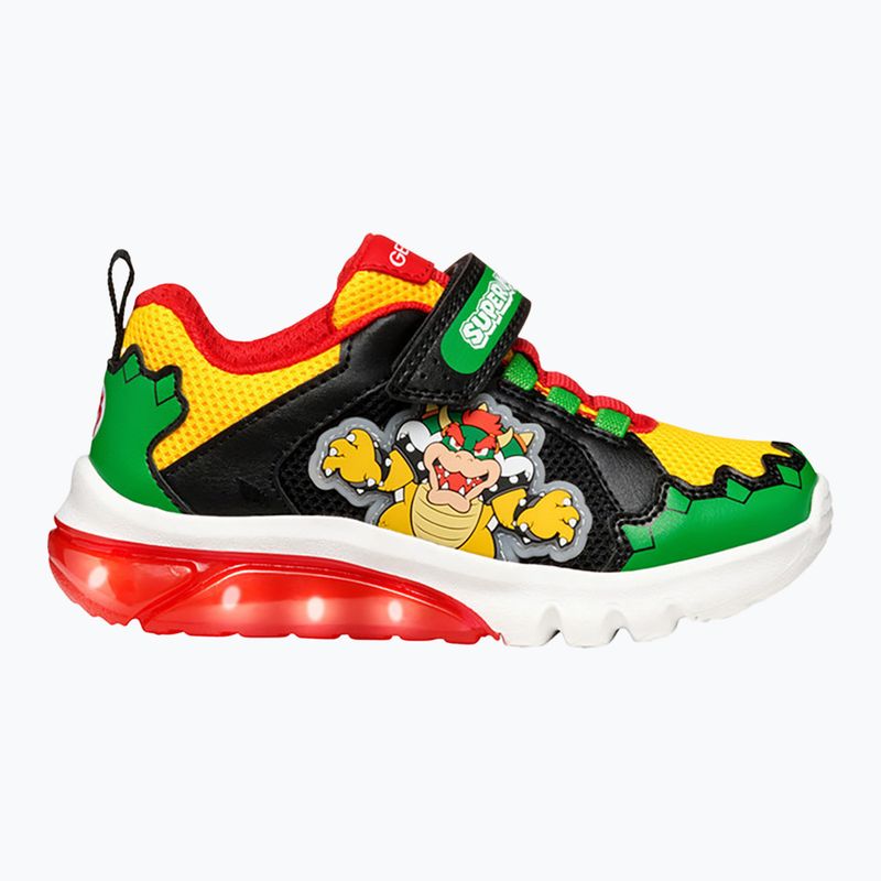 Geox Ciberdron green/dark red children's shoes 3