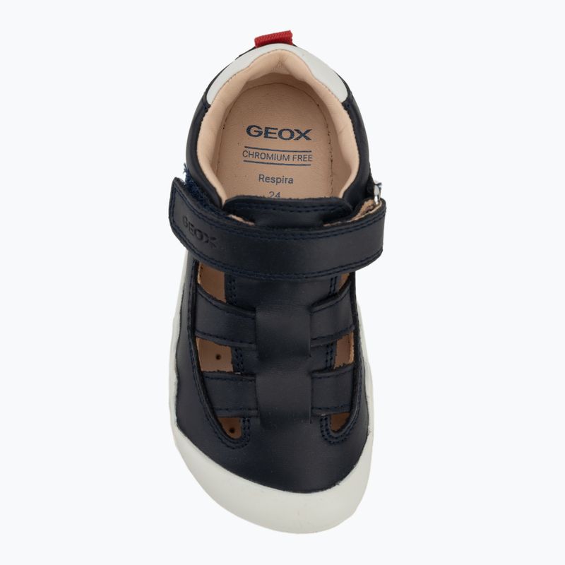 Children's barefoot shoes Geox Steppieup navy/white 5
