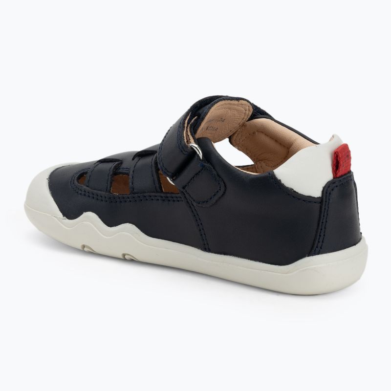 Children's barefoot shoes Geox Stepperpieup navy/white 3