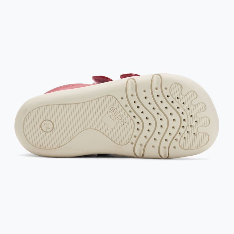 Geox Steppieup fuchsia children's barefoot shoes 4