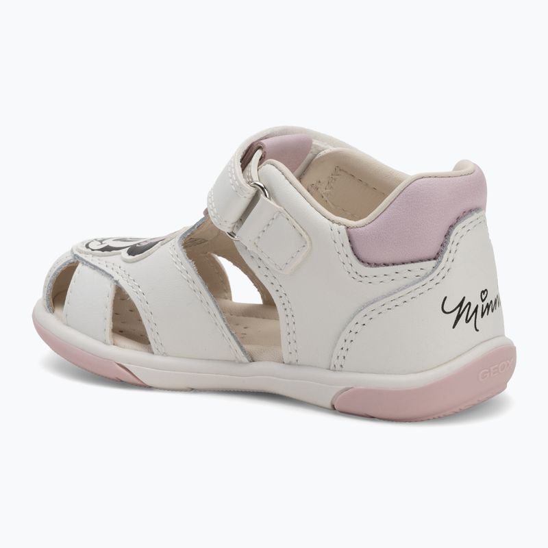 Children's sandals Geox Zapito white/pink 3