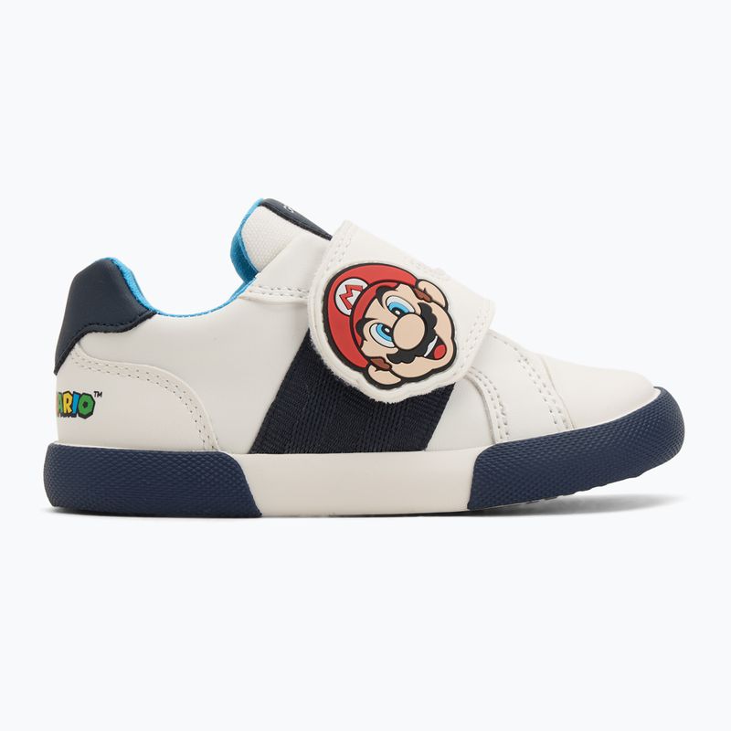 Geox Gisli children's shoes white/navy/orange 2