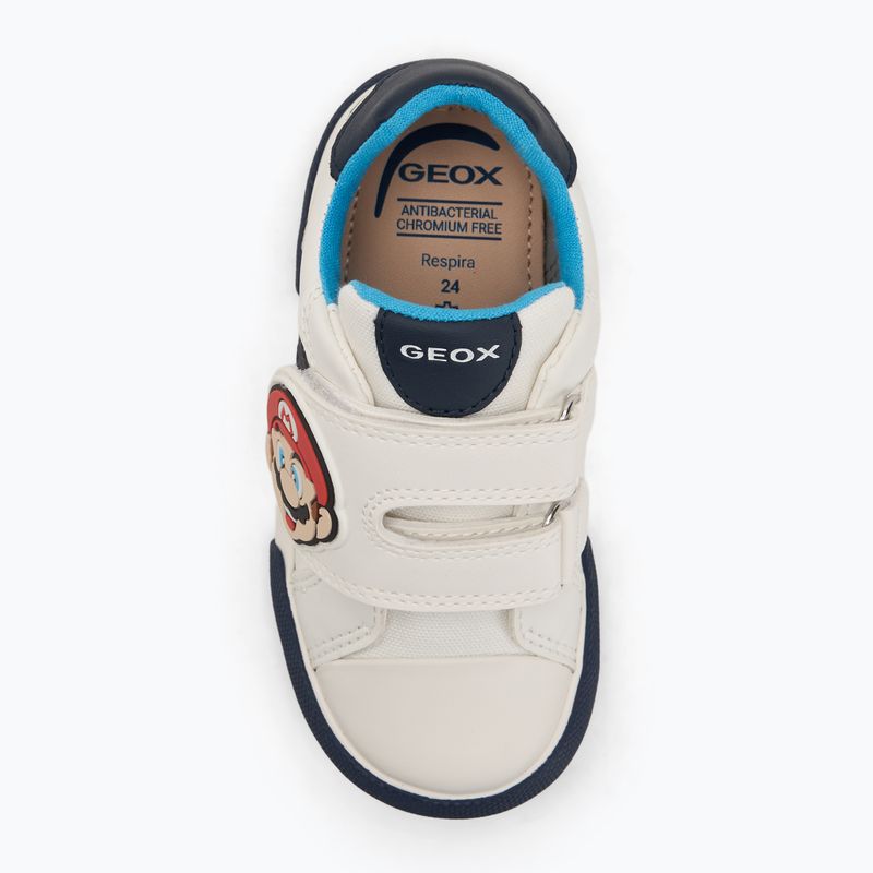 Geox Gisli children's shoes white/navy/orange 5