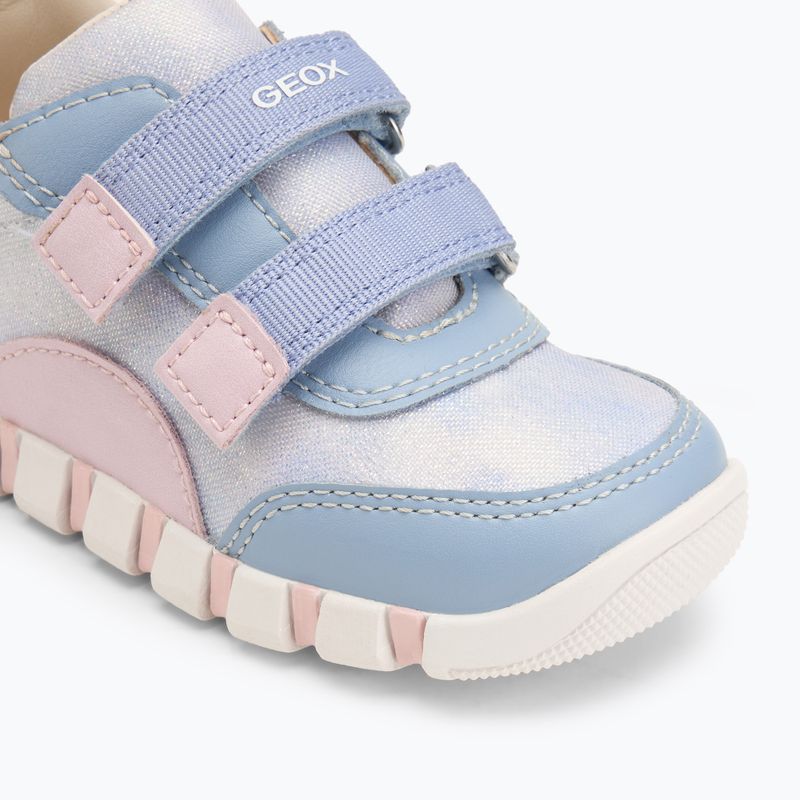 Geox Iupidoo light avio/pink children's shoes 7