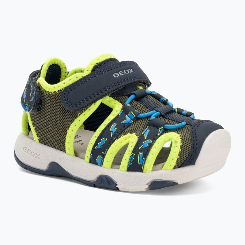 Children's sandals Geox Multy pistachio/navy