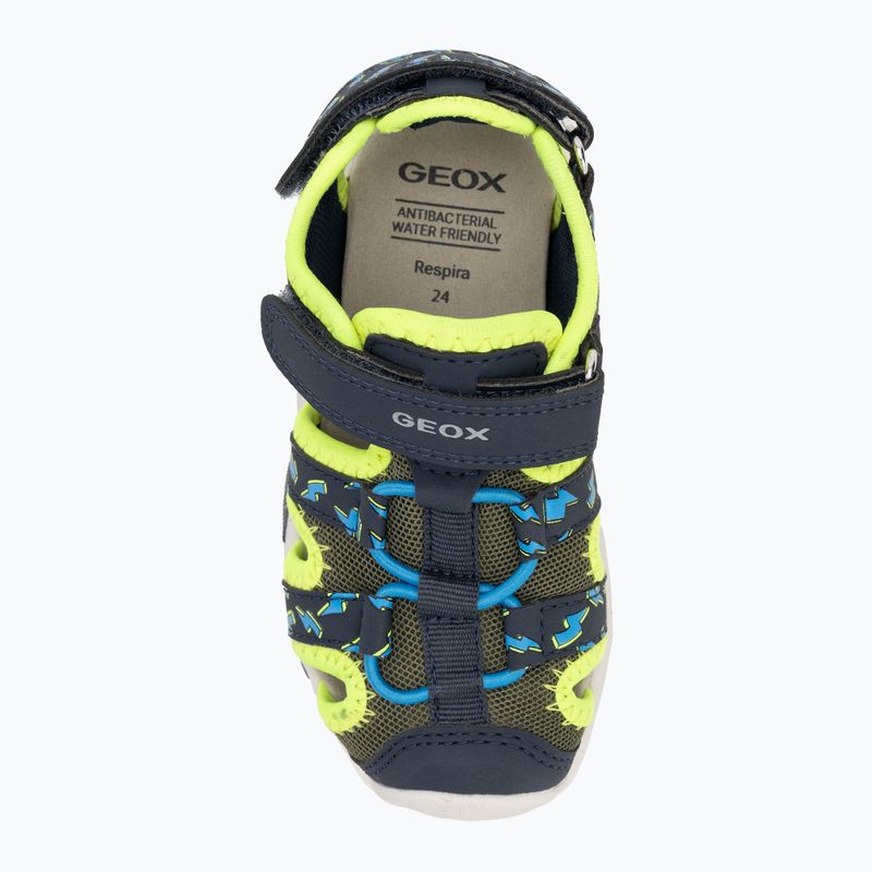 Children's sandals Geox Multy pistachio/navy 5