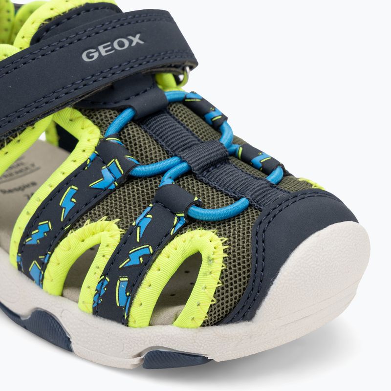 Children's sandals Geox Multy pistachio/navy 7