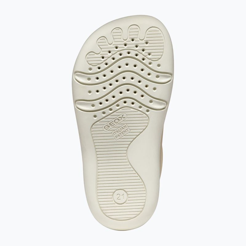 Geox Steppieup light ivory children's barefoot shoes 6
