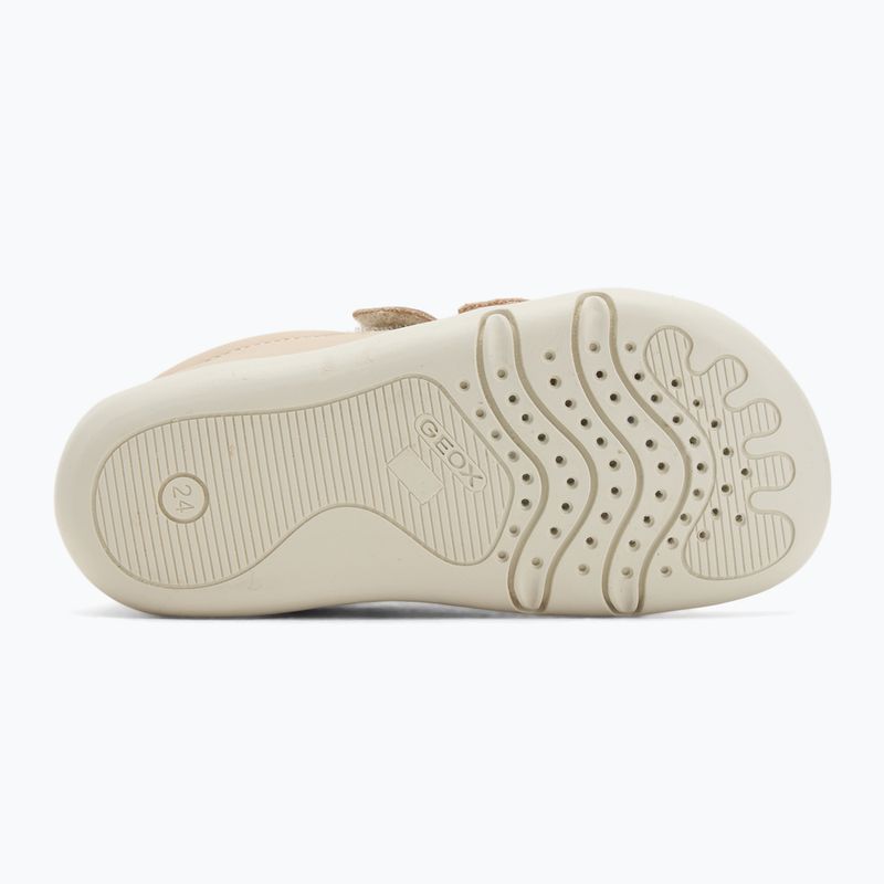 Geox Steppieup light ivory children's barefoot shoes 4