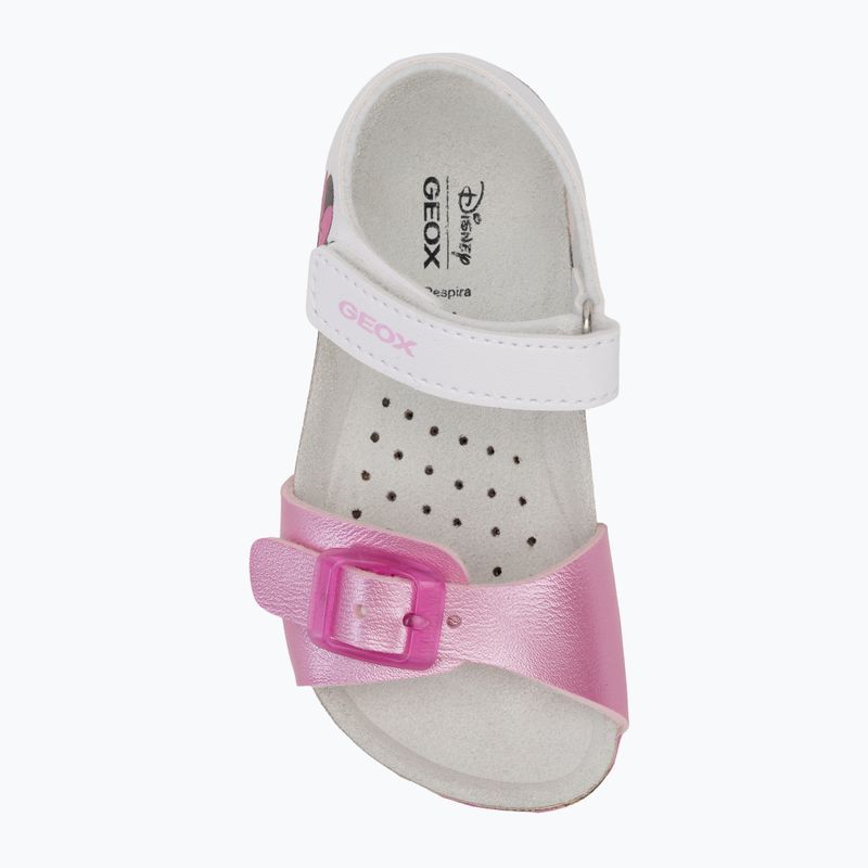 Children's sandals Geox Chalki white/pink 5