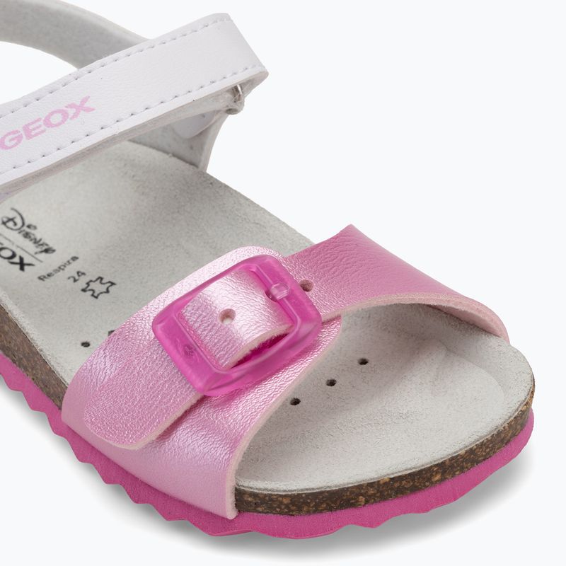 Children's sandals Geox Chalki white/pink 7