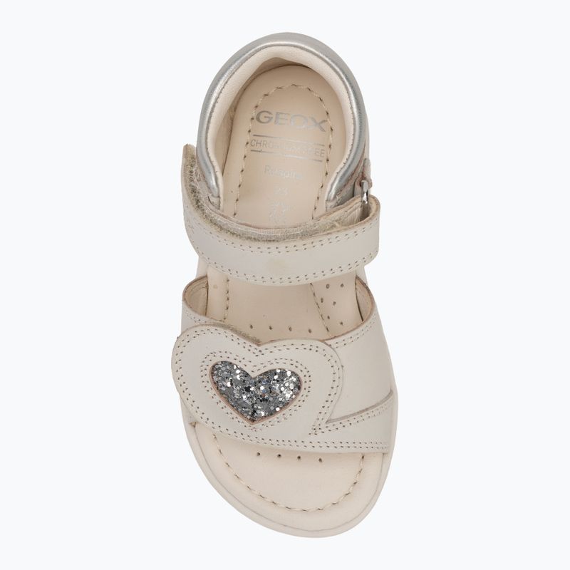 Children's sandals Geox Verred white/silver 5