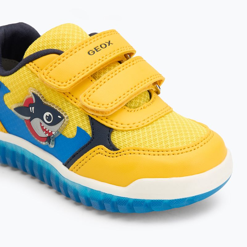 Geox Lightyloo yellow/sky children's shoes 7