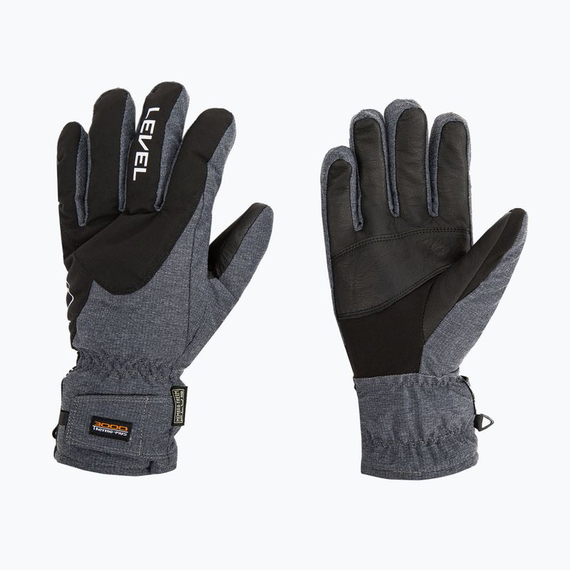 Men's ski gloves Level Alpine grey 3343