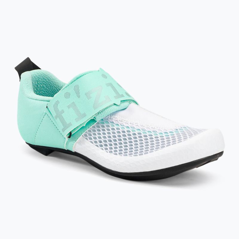 Fizik Transiro Hydra women's triathlon shoes white and blue TRR5PMR1K20MA