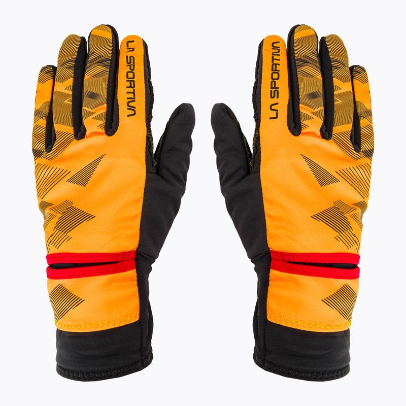 La Sportiva Session Tech yellow/black men's trekking gloves 3