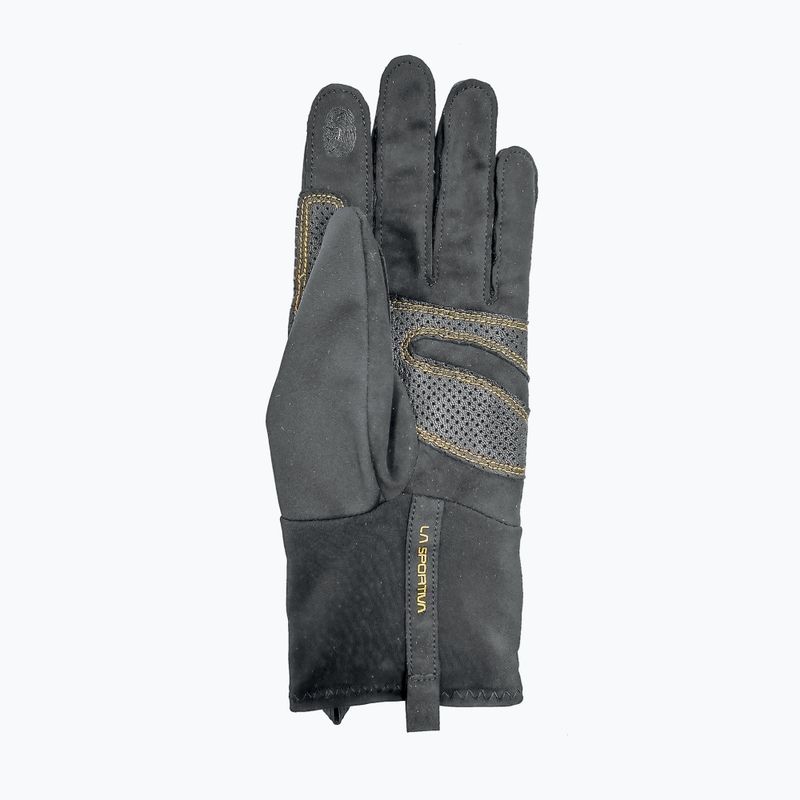 La Sportiva Session Tech yellow/black men's trekking gloves 9