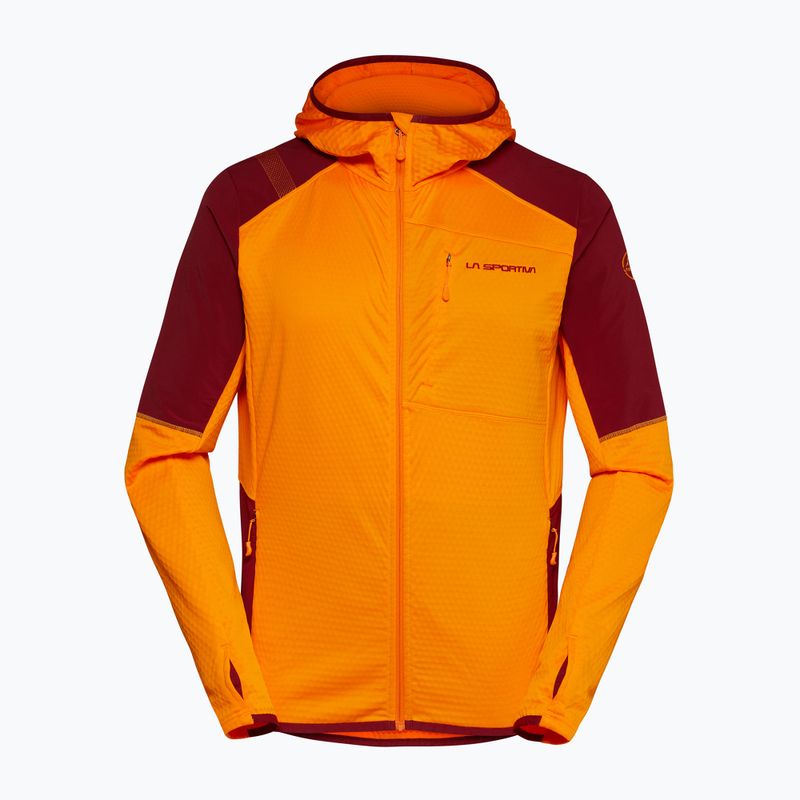 Men's La Sportiva Existence Hoody papaya/sangria trekking sweatshirt