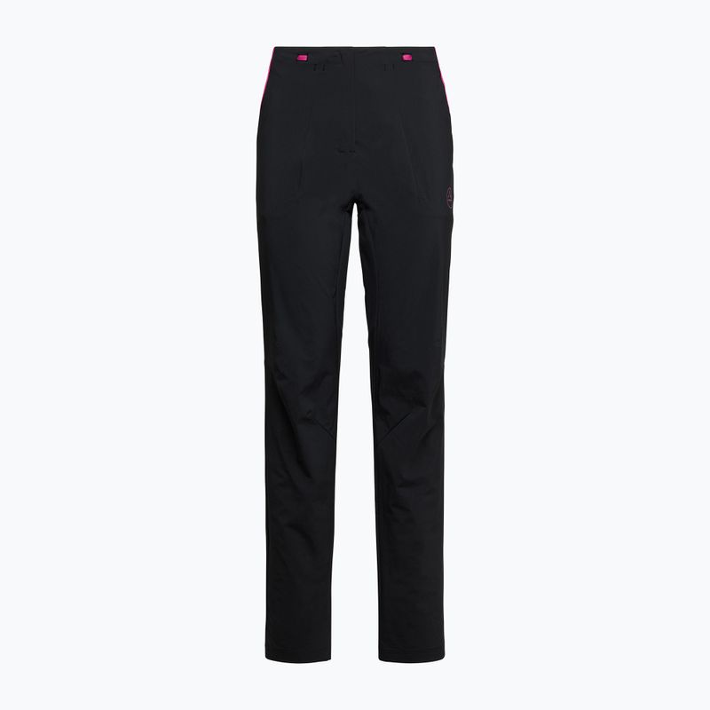 Women's trekking trousers La Sportiva Brush black/springtime