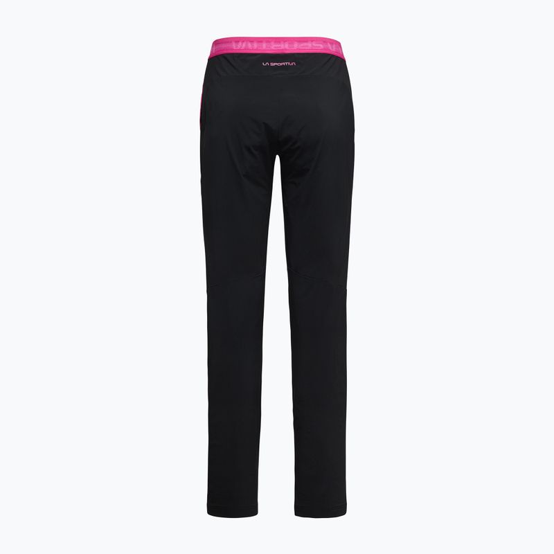 Women's trekking trousers La Sportiva Brush black/springtime 2