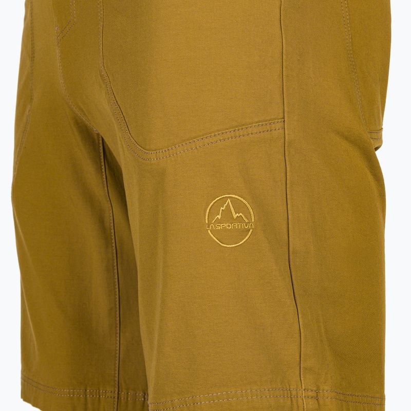 La Sportiva Flatanger savana/bamboo men's climbing shorts 3