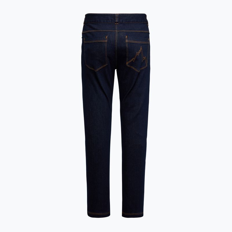 Men's climbing trousers La Sportiva Eldo Jeans jeans/deep sea 4
