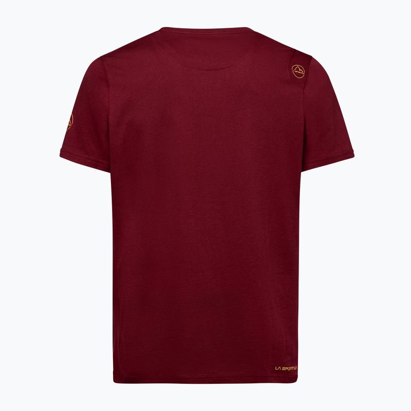 La Sportiva men's Solution sangria T-shirt 2