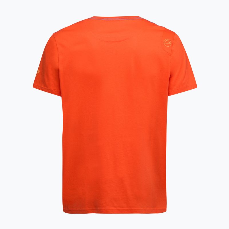 La Sportiva Stripe Cube men's T-shirt cherry tomato 2