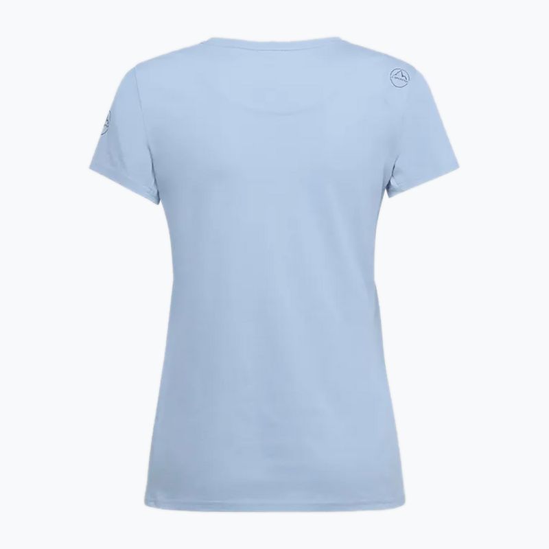 La Sportiva Stripe Cube women's t-shirt stone-blue 4