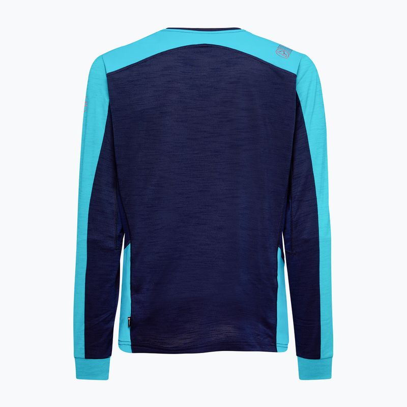 Men's La Sportiva Beyond Long deep sea/tropic blue longsleeve 2