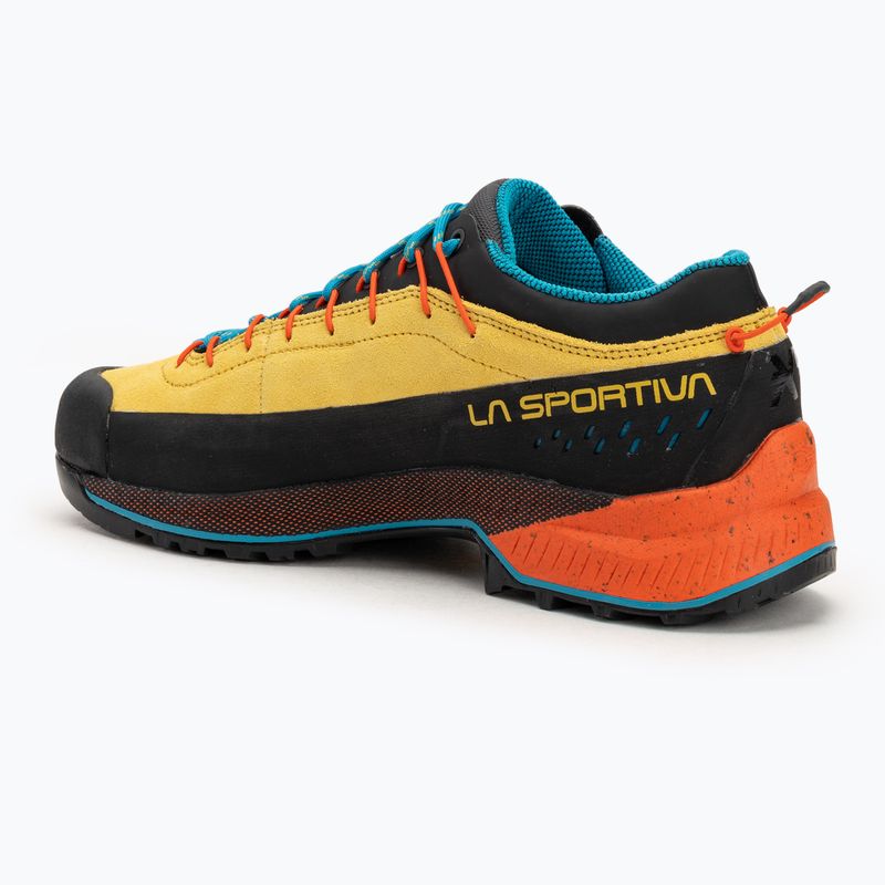 Men's approach shoes La Sportiva TX4 Evo bamboo/ tropic blue 3