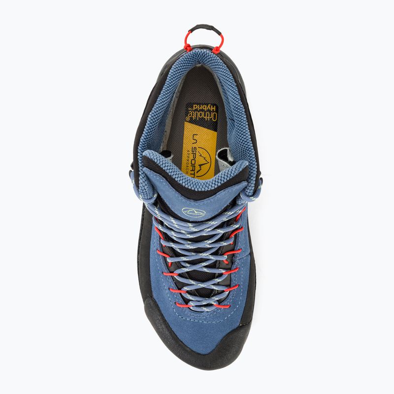 La Sportiva TX4 Evo Mid GTX moonlight/cherry tomato women's climbing shoe 6