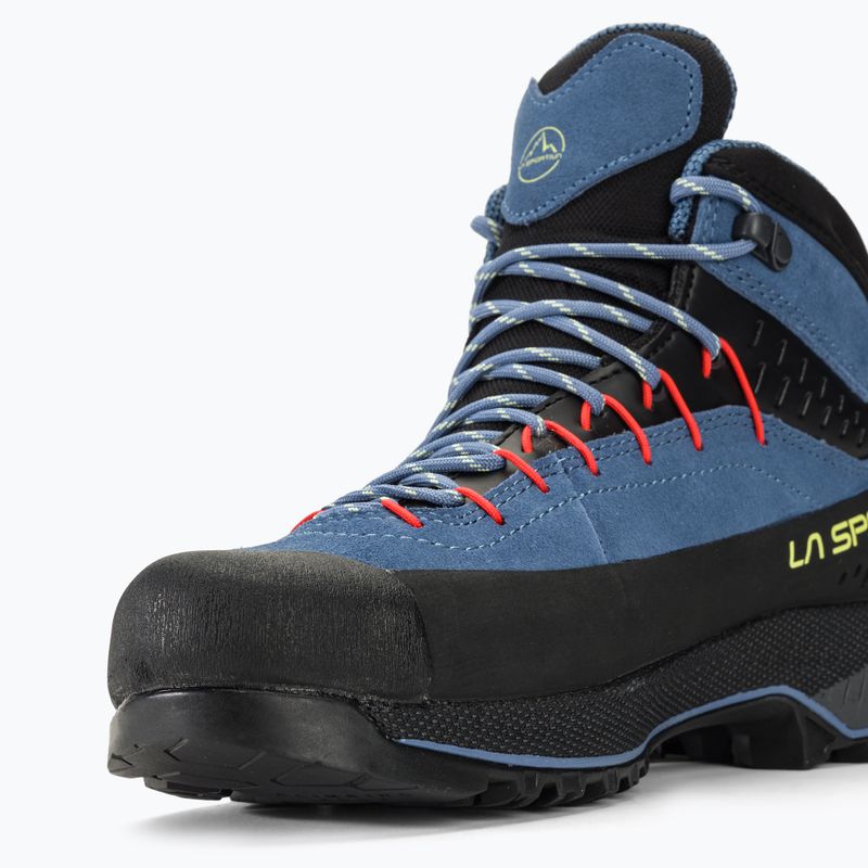 La Sportiva TX4 Evo Mid GTX moonlight/cherry tomato women's climbing shoe 8