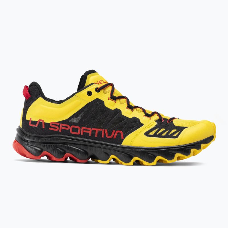 Men's La Sportiva Helios III running shoe yellow/black 2