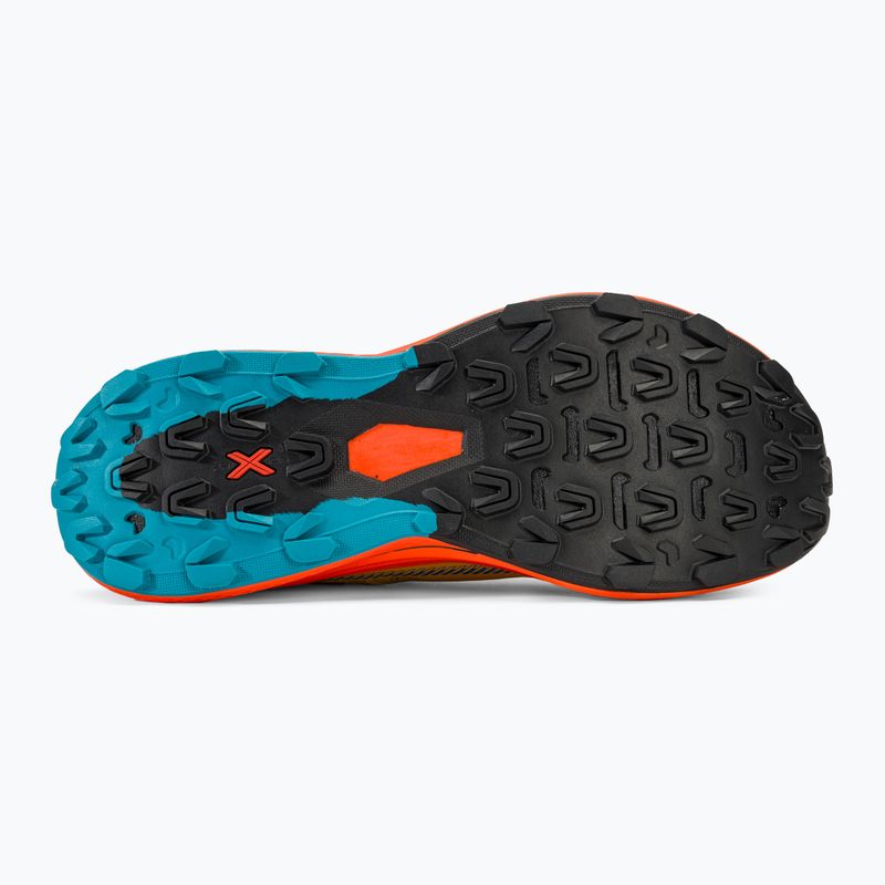 La Sportiva Prodigio men's running shoes tropical blue/cherry tomato 4