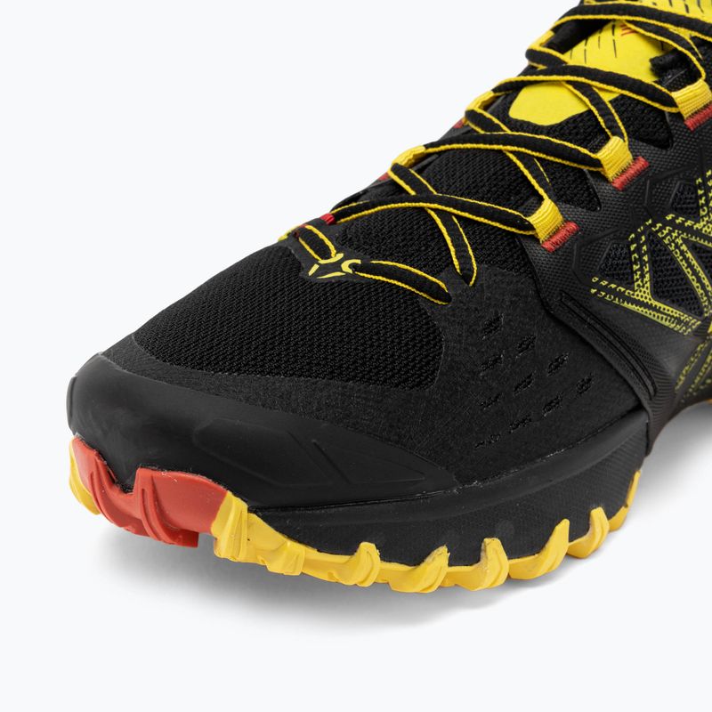 La Sportiva Bushido III men's running shoe black/yellow 7