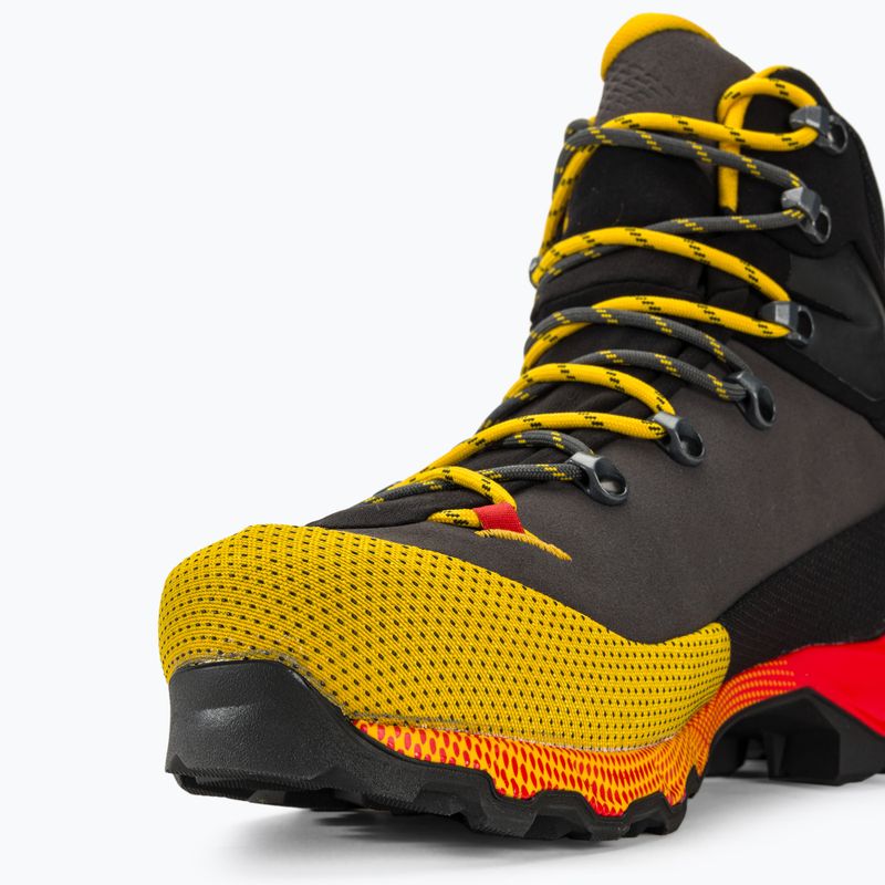 Men's trekking boots La Sportiva Aequilibrium Trek GTX carbon/yellow 8