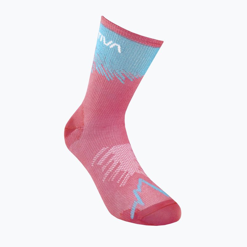 La Sportiva Sky hibiscus/ malibu blue running socks