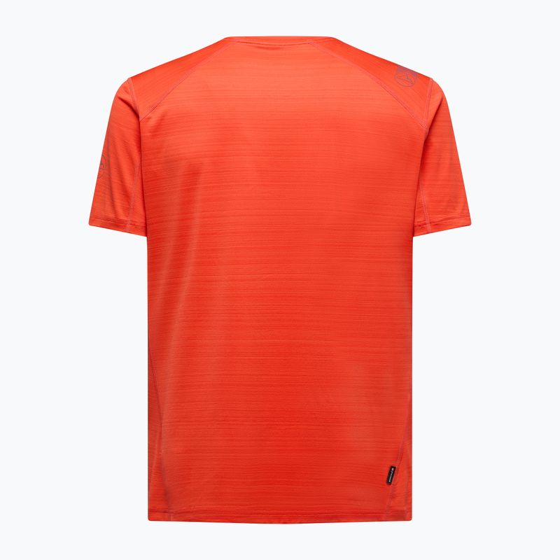 La Sportiva men's Sunfire cherry tomato T-shirt 2