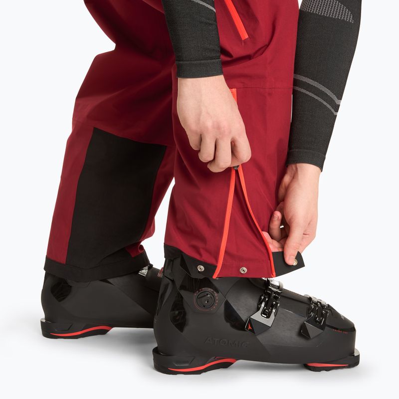 Men's La Sportiva Chaser Evo Shell Bib sangria ski trousers 6
