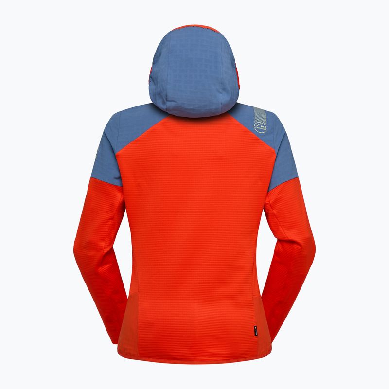 Women's hoodie La Sportiva Session Tech Hoody cherry tomato/moonlight 2