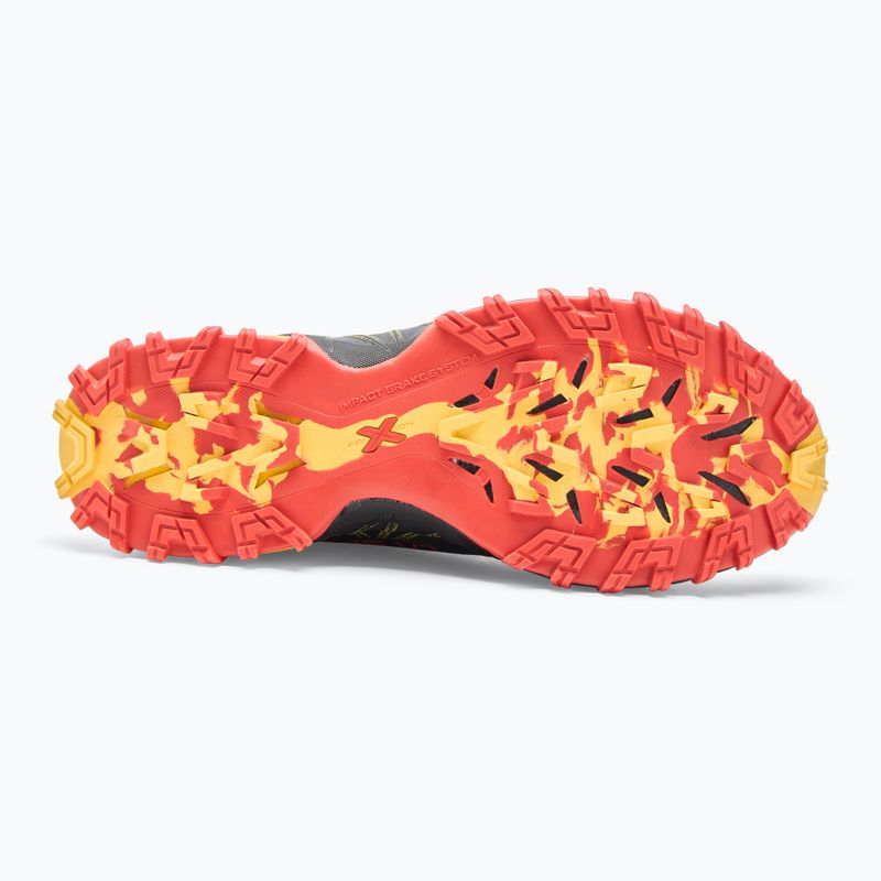 Men's La Sportiva Bushido III GTX black/ yellow running shoe 4