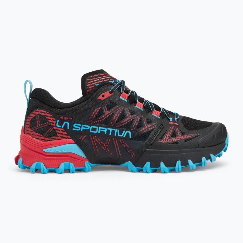 La Sportiva Bushido III GTX black/ hibiscus women's running shoe 2